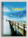 Blechschild 40x30 cm Ostsee Deutschland Urlaub Gehweg Meer Strand Bildmotiv Reisemotiv Abenteuer Reisen Europa