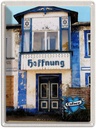 Blechschild 40x30 cm Ostsee Haus Urlaub der Hoffnung Strand Bildmotiv Reisemotiv Abenteuer Reisen Europa