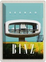 Blechschild 40x30 cm Seebad Binz Deutschland Glashaus Bildmotiv Reisemotiv Abenteuer Reisen Europa Urlaub
