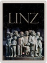 Blechschild 40x30 cm Linz Österreich Skulptur Menschen Bildmotiv Reisemotiv Abenteuer Reisen Europa Urlaub