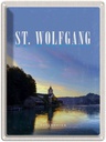 Blechschild 40x30 cm St. Wolfgang Urlaub See Österreich Bildmotiv Reisemotiv Abenteuer Reisen Straße Stadt