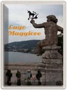 Blechschild 40x30 cm Lago Maggiore Urlaub Einhorn Skulptur Natur Bildmotiv Reisemotiv Abenteuer Reisen Europa