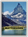 Blechschild 40x30 cm Matterhorn Gebirge Schweiz Wanderung Bildmotiv Reisemotiv Abenteuer Reisen Europa Urlaub