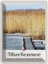 Blechschild 40x30 cm Murtensee Österreich Radtour Natur Bildmotiv Reisemotiv Abenteuer Reisen Europa Urlaub