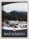 Blechschild 40x30 cm Bad Häring Österreich Schnee Winter Bildmotiv Reisemotiv Abenteuer Reisen Urlaub