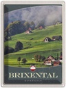 Blechschild 40x30 cm Brixental NaturWiese Wälder Bildmotiv Reisemotiv Abenteuer Reisen Europa Urlaub