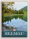 Blechschild 40x30 cm Ellmau Österreich Natur See Bildmotiv Reisemotiv Abenteuer Reisen Europa Urlaub