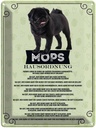 Blechschild 40x30 cm Tiere Mops Hausordnung Hunde Tier Haustier Hund
