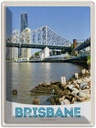 Blechschild 40x30 cm Brisbane Australien Innenstadt Bildmotiv Reisemotiv Abenteuer Reisen Urlaub