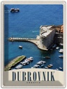 Blechschild 40x30 cm Debrovnik Kroatien Urlaub Meer Turm Bildmotiv Reisemotiv Abenteuer Reisen Straße Stadt