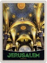 Blechschild 40x30 cm Jerusalem Israel Urlaub Tempel innen Bildmotiv Reisemotiv Abenteuer Reisen Straße Stadt