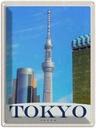 Blechschild 40x30 cm Tokyo Stadt Urlaub Hochhaus Asien Bildmotiv Reisemotiv Abenteuer Reisen Straße