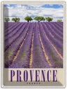 Blechschild 40x30 cm Provence Frankreich Lila Natur Bildmotiv Reisemotiv Abenteuer Reisen Europa Urlaub