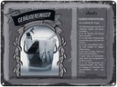 Blechschild 30x40 cm Gebäudereiniger strahlend sauber Spruch Zitat