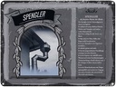Blechschild 30x40 cm Spengler Meister der Bleche Dekoration Spruch Zitat