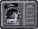 Blechschild 30x40 cm Steinmetz Meisterwerke exakt Dekoration Spruch Zitat
