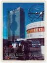 Blechschild 40x30 cm Berlin Alexanderplatz Hauptstadt Bildmotiv Reisemotiv Abenteuer Reisen Urlaub