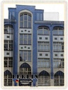 Blechschild 40x30 cm Berlin Hackesche Höfe Hauptstadt Bildmotiv Reisemotiv Abenteuer Reisen Urlaub