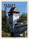 Blechschild 40x30 cm Berlin Insel Stadt Urlaub der Jugend Reise Bildmotiv Reisemotiv Abenteuer Reisen Straße