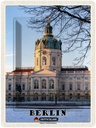 Blechschild 40x30 cm Berlin Schloss Charlottenburg Bildmotiv Reisemotiv Abenteuer Reisen Straße Stadt Urlaub