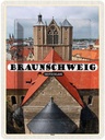 Blechschild 40x30 cm Braunschweig Dom Kirche Bildmotiv Reisemotiv Abenteuer Reisen Europa Urlaub