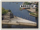 Blechschild 30x40 cm Koblenz Deutsches Urlaub Eck Kurztrip Bildmotiv Reisemotiv Abenteuer Reisen Straße Stadt