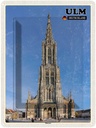 Blechschild 40x30 cm Ulm Deutschland Münster Bildmotiv Reisemotiv Abenteuer Reisen Straße Stadt Urlaub