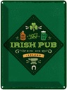 Blechschild 40x30 cm Ireland Irish Pub Whiskey Beer Essen Trinken
