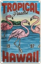 Blechschild 18x12 cm Tropical Paradise Hawaii Dekoration