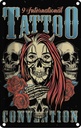 Blechschild 18x12 cm Tattoo International Tatoo Sport Hobby