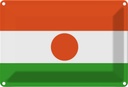 Blechschild 20x30 cm Nigers Niger Flagge Fahne Wappen