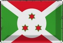 Blechschild 20x30 cm Burundis Burundi Flagge Fahne Wappen