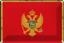 Blechschild 20x30 cm Montenegro Flagge Geburtstag Feiern Party Fahne Wappen