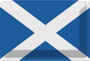 Blechschild 12x18 cm Schottlands Scotland Flagge Fahne Wappen