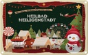 Blechschild 12x18 cm Weihnachten HEILBAD HEILIGENSTADT