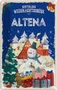 Blechschild 18x12 cm Weihnachtsgrüße aus ALTENA Weihnachten