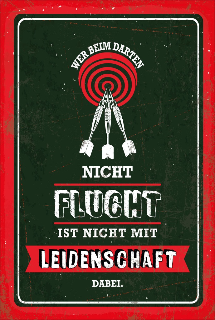 [LA-1806551] Blechschild 18x12 cm Wer beim Daten nicht flucht