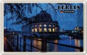 Blechschild 20x30 cm Berlin Museuminsel Nacht Abend Bildmotiv Reisemotiv Abenteuer Reisen Urlaub