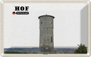 Blechschild 20x30 cm Hof Wartturm Sehenswürdigkeit Bildmotiv Reisemotiv Abenteuer Reisen Urlaub