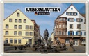 Blechschild 20x30 cm Kaiserslautern Kaiserbrunnen Bildmotiv Reisemotiv Abenteuer Reisen Urlaub