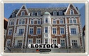 Blechschild 20x30 cm Rostock Galerie Rostocker Hof Bildmotiv Reisemotiv Abenteuer Reisen Urlaub