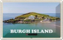 Blechschild 20x30 cm Burgh Island United Kingdom Bildmotiv Reisemotiv Abenteuer Reisen Urlaub