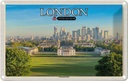 Blechschild 20x30 cm Greenwich Park England London Bildmotiv Reisemotiv Abenteuer Reisen Urlaub