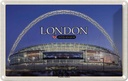 Blechschild 20x30 cm Wembley Stadium London England Bildmotiv Reisemotiv Abenteuer Reisen Urlaub