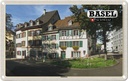 Blechschild 20x30 cm Basel Schweiz Kleinbasel Stadt Bildmotiv Reisemotiv Abenteuer Reisen Urlaub