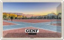 Blechschild 20x30 cm Genf Schweiz Plainpalais Platz Bildmotiv Reisemotiv Abenteuer Reisen Urlaub