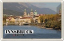 Blechschild 20x30 cm Innsbruck Österreich Inn Fluss Bildmotiv Reisemotiv Abenteuer Reisen Urlaub