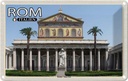 Blechschild 20x30 cm Rom Italien Basilika Sankt Paul Bildmotiv Reisemotiv Abenteuer Reisen Urlaub