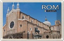 Blechschild 20x30 cm Rom Basilika Urlaub Santi Giovanni e Paolo Bildmotiv Reisemotiv Abenteuer Reisen