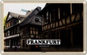 Blechschild 20x30 cm Frankfurt Bornheim Altstadt Bildmotiv Reisemotiv Abenteuer Reisen Urlaub